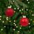 2-Finish Christmas Glass Ball Ornaments - 1.5" (40mm) - Red - 10ct - IMAGE 3