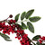 5' x 3.25" Red Berries with Leaves Artificial Christmas Garland, Unlit - IMAGE 3