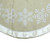 48" Gold and Silver Bordered Snowflake Christmas Tree Skirt - IMAGE 4