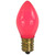 Pack of 25 Opaque Pink C7 Christmas Replacement Bulbs - IMAGE 2