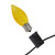 LED C9 Faceted Christmas Replacement Bulbs - Yellow - Pack of 25 - IMAGE 5