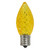 Pack of 25 LED Faceted C9 Yellow Christmas Replacement Bulbs - IMAGE 1