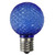 Faceted LED G40 Globe Christmas Replacement Bulbs - Blue - Pack of 25 - IMAGE 1
