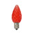 Faceted LED C7 Christmas Replacement Bulbs - Red - Pack of 25 - IMAGE 1