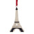 3.5" Silver and Blue Eiffel Tower Christmas Ornament Plated with Crystal Accents - IMAGE 1