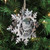 6" Brown and Gray Pre-Lit Snowflake with Bird Christmas Ornament - IMAGE 3