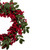 Lush Berry and Leaf Artificial Christmas Wreath, 18-Inch, Unlit - IMAGE 4