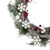 Snowflakes and Berries Winter Foliage Christmas Wreath - 13" - Unlit - IMAGE 3