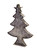 19" Rustic Brown and Bronze LED Christmas Tree Tabletop Decor - IMAGE 2