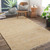 2' x 3' Yemeni Gateway Sand Brown and Gray Area Throw Rug - IMAGE 2