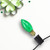 C9 Transparent Incandescent Christmas Replacement Bulbs - Green - Pack of 25 - IMAGE 5