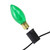 C9 Transparent Incandescent Christmas Replacement Bulbs - Green - Pack of 25 - IMAGE 6