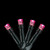 LED Wide Angle Christmas Lights - Pink - 9.5' Black Wire - 20ct - IMAGE 3