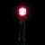 LED Wide Angle Christmas Lights - Pink - 10' Black Wire - 20ct