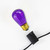Incandescent S14 Transparent Edison Style Christmas Replacement Bulbs - Purple - Pack of 25 - IMAGE 3