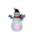 8.5" LED Lighted Snowman with Santa Hat Christmas Decoration - IMAGE 1