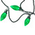 LED C9 Christmas Lights - Green - 16' Green Wire - 25ct - IMAGE 5