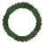 Pre-Lit High Sierra Pine Commercial Artificial Christmas Wreath - 8' - Warm White Lights - IMAGE 1