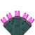LED Wide Angle Christmas Lights - Pink - 16.25' Green Wire - 50ct - IMAGE 2