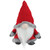 13" Red and Gray Sitting Santa Christmas Gnome with Faux Fur Trim - IMAGE 2