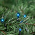 LED Wide Angle Christmas Lights - Blue - 9.5' Green Wire - 20ct - IMAGE 2