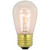 Incandescent S14 Transparent Edison Style Christmas Replacement Bulbs - Clear - Pack of 25 - IMAGE 1