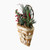 13.5" Brown and Green Frosted Pine Cones Artificial Christmas Basket - IMAGE 2