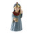 5.5" Gray and Gold Glittered Wise-Man Child with Present Christmas Nativity Figurine - IMAGE 1