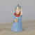 5.5" Gray and Gold Glittered Wise-Man Child with Present Christmas Nativity Figurine - IMAGE 2