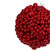 Artificial Red Berries and White Shatterproof Christmas Ball Ornament 5" (127mm) - IMAGE 4