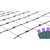 4' x 6' Purple LED Wide Angle Net Style Christmas Lights - Green Wire - IMAGE 1