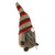 11" Brown and Red Sitting Gnome with Striped Hat Thanksgiving Decor - IMAGE 2