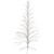 Lighted Cascade Twig Outdoor Christmas Tree - 6' - White - Clear Lights - IMAGE 4