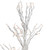 Lighted Cascade Twig Outdoor Christmas Tree - 6' - White - Clear Lights - IMAGE 5