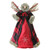 16.5" Red Plaid with Twig and Berry Wings Angel Figure Christmas Table Top Decoration - IMAGE 1