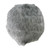 4" Plush Gray Faux Fur Christmas Ball Ornament - IMAGE 1