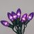 C9 Transparent Incandescent Christmas Replacement Bulbs - Purple - Pack of 25 - IMAGE 3