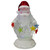 8" Battery Operated LED Santa Claus Christmas Table Top Glittering Snow Dome - IMAGE 1