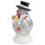 7.5" White Battery Operated LED Snowman Glittering Snow Dome Christmas Tabletop Decor - IMAGE 2