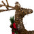 30" Brown Lighted Rattan Reindeer with Red Bow and Pine Cones Christmas Outdoor Decoration - IMAGE 2