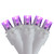 LED Wide Angle Christmas Lights - Purple - 16.25' White Wire - 50ct - IMAGE 1