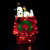 Lighted Snoopy on Dog House Outdoor Christmas Decoration - 18" - Clear Lights - IMAGE 3