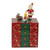 10.5" Red and Green Elegant Advent Storage Calendar Box - IMAGE 1