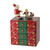 10.5" Red and Green Elegant Advent Storage Calendar Box - IMAGE 2