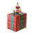 10.5" Red and Green Elegant Advent Storage Calendar Box - IMAGE 3