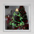 Lighted Christmas Tree Window Silhouette Decoration - 15" - Green and Yellow Lights - IMAGE 3