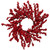 Red Berries Christmas Wreath, 16-Inch, Unlit - IMAGE 1