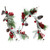 5.5' x 7" Frosted and Flocked Berries Christmas Garland - Unlit - IMAGE 2