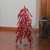 2.5' Red Berries Artificial Upside Down Christmas Tree - Unlit - IMAGE 3
