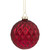 Mercury Style Onion and Ball Glass Christmas Ornament Set - 3" - Red - 12ct
